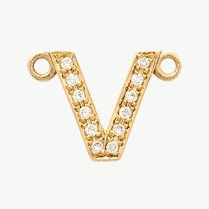 Yellow Gold, White Diamond Letter - Image 52