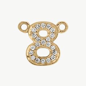Yellow Gold, White Diamond Number - Image 20