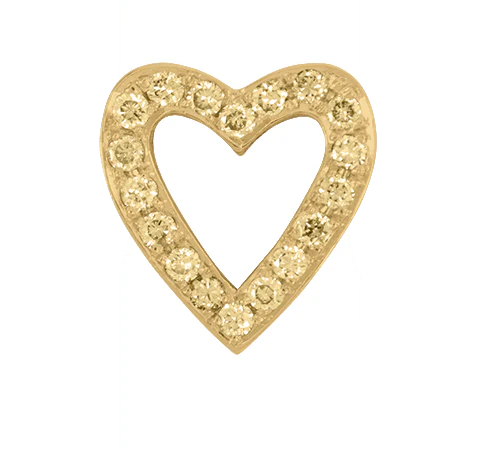 Yellow Gold, Yellow Sapphire Charm Bead - Image 3