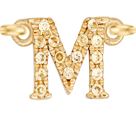 Yellow Gold, Yellow Sapphire Letter - Image 15