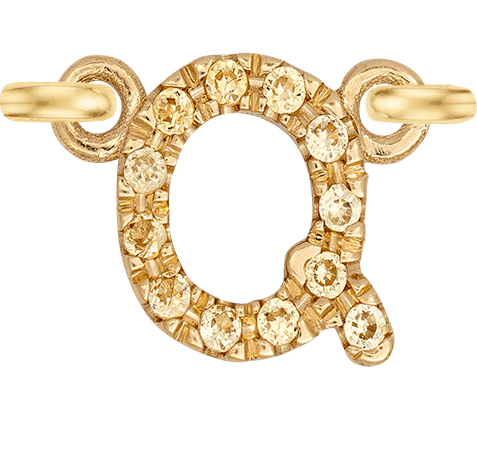 Yellow Gold, Yellow Sapphire Letter - Image 19
