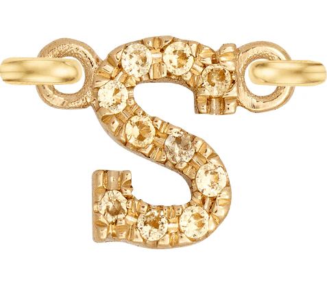 Yellow Gold, Yellow Sapphire Letter - Image 21