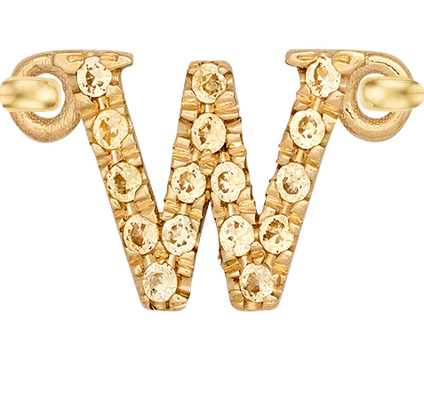 Yellow Gold, Yellow Sapphire Letter - Image 25