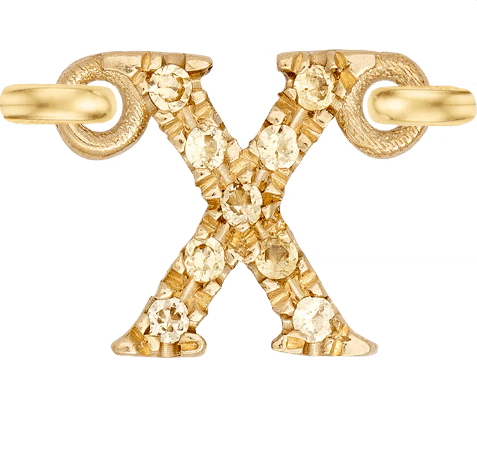 Yellow Gold, Yellow Sapphire Letter - Image 26