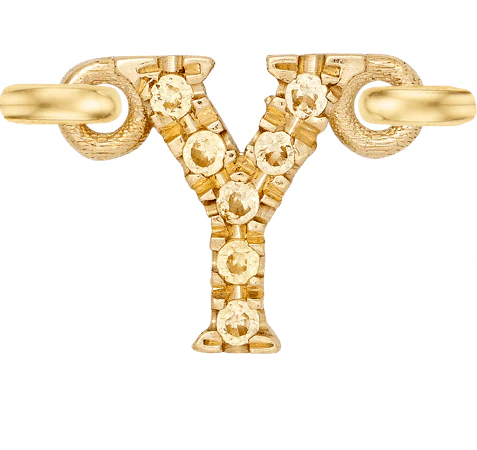 Yellow Gold, Yellow Sapphire Letter - Image 27