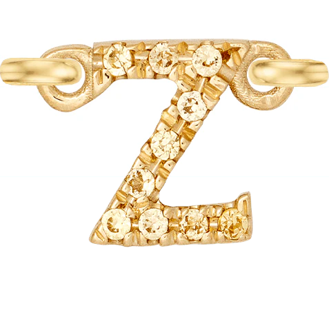 Yellow Gold, Yellow Sapphire Letter - Image 28