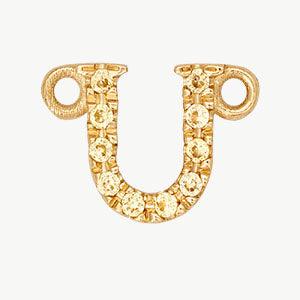 Yellow Gold, Yellow Sapphire Letter - Image 49