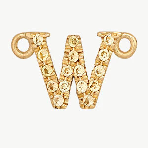 Yellow Gold, Yellow Sapphire Letter - Image 51