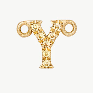 Yellow Gold, Yellow Sapphire Letter - Image 53