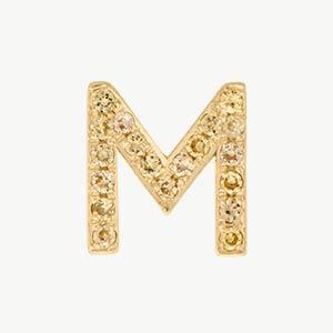Yellow Gold, Yellow Sapphire Letter Bead - Image 41