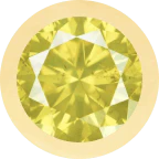 Yellow Gold, Yellow Sapphire Number Bead - Image 2